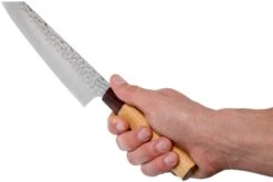 Sakai Takayuki Bunka 33-Layer Damascus Hammered WA 20 Cm -Victorinox Boutique TA07480 06 sakai takayuki