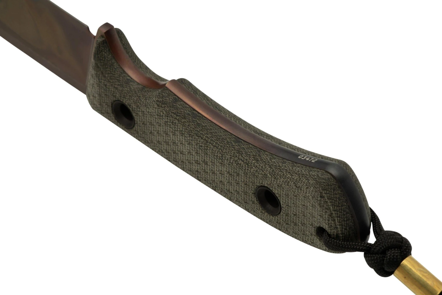 TRC Knives South Pole Apo Finish Green Canvas Micarta, Couteau De Survie 6 TRC Knives South Pole Apo Finish Green Canvas Micarta, Couteau De Survie – Image 4