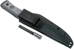 TOPS Knives B.O.B. Fieldcraft Grey/Black Micarta BROS-01 -Victorinox Boutique TK BROS BLM 07 tops knives v202109