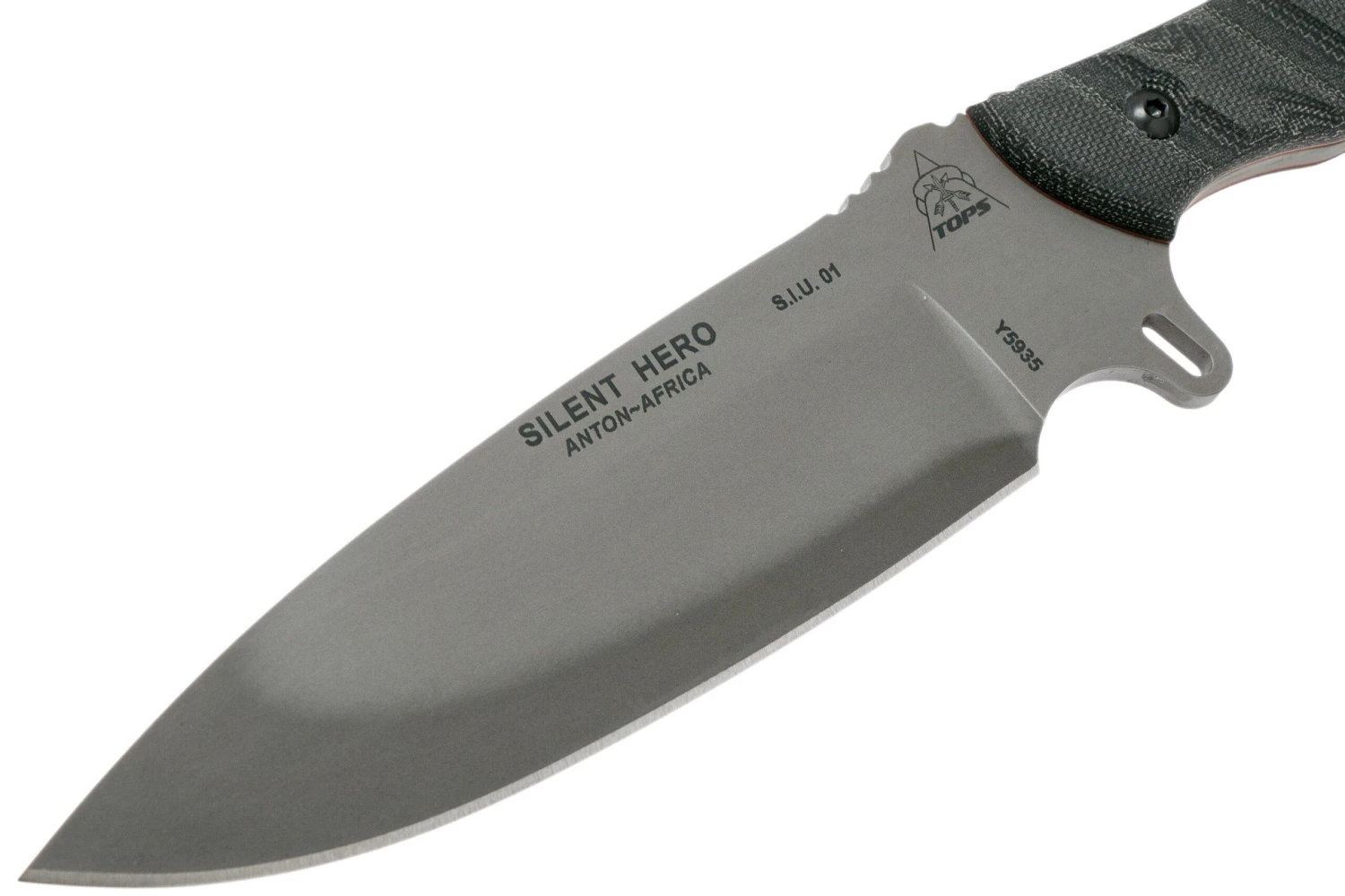 TOPS Knives TOPS Silent Hero RMT HERO-01 Couteau De Survie, Anton Du Plessis Design 5 TOPS Knives TOPS Silent Hero RMT HERO-01 Couteau De Survie, Anton Du Plessis Design – Image 3