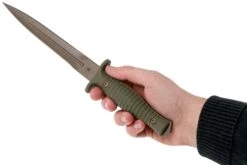Spartan Blades George V14 Dagger FDE Blade, Olive Handle, Dague -Victorinox Boutique USSB27DEGRKYTN 06 spartan blades