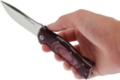 Viper Ten 5922CBR N690Co Satin, Burgundy Micarta -Victorinox Boutique VPV5922CBR 08 viper ten vpv5922cbr 08