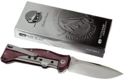 Viper Ten 5922CBR N690Co Satin, Burgundy Micarta -Victorinox Boutique VPV5922CBR 09 viper ten vpv5922cbr 09