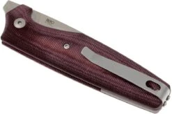 Viper Dan 1 5928CBR Burgundy Micarta N690, Drop-point -Victorinox Boutique VPV5928CBR 04 viper dan 1 vpv5928cbr 04