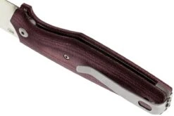 Viper Dan 1 5928CBR Burgundy Micarta N690, Drop-point -Victorinox Boutique VPV5928CBR 06 viper dan 1 vpv5928cbr 06