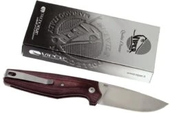 Viper Dan 1 5928CBR Burgundy Micarta N690, Drop-point -Victorinox Boutique VPV5928CBR 09 viper dan 1 vpv5928cbr 09