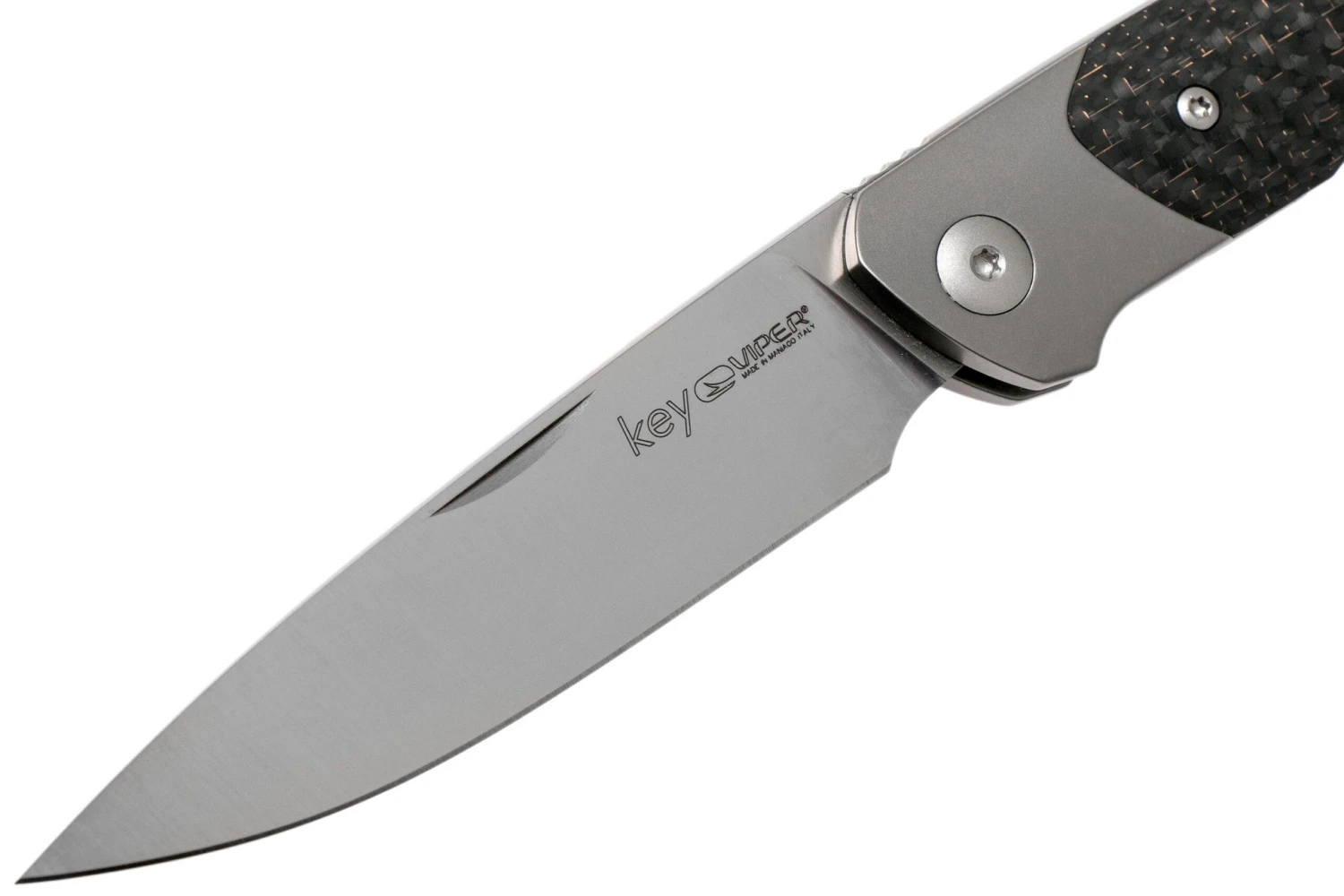 Viper Key V5978FCB Bolster Copper Carbonfiber Couteau De Poche, Jesper Voxnaes Design 5 Viper Key V5978FCB Bolster Copper Carbonfiber Couteau De Poche, Jesper Voxnaes Design – Image 3