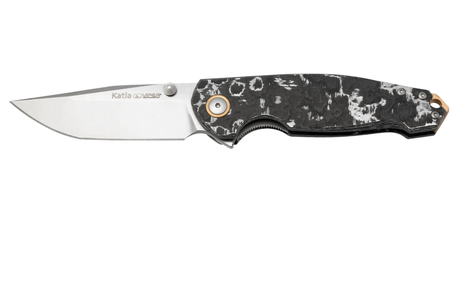 Viper Katla V5980FWS White Storm Carbonfiber, Jesper Voxnaes Design, Couteau De Poche Knivesandtools Exclusive 3 Viper Katla V5980FWS White Storm Carbonfiber, Jesper Voxnaes Design, Couteau De Poche Knivesandtools Exclusive