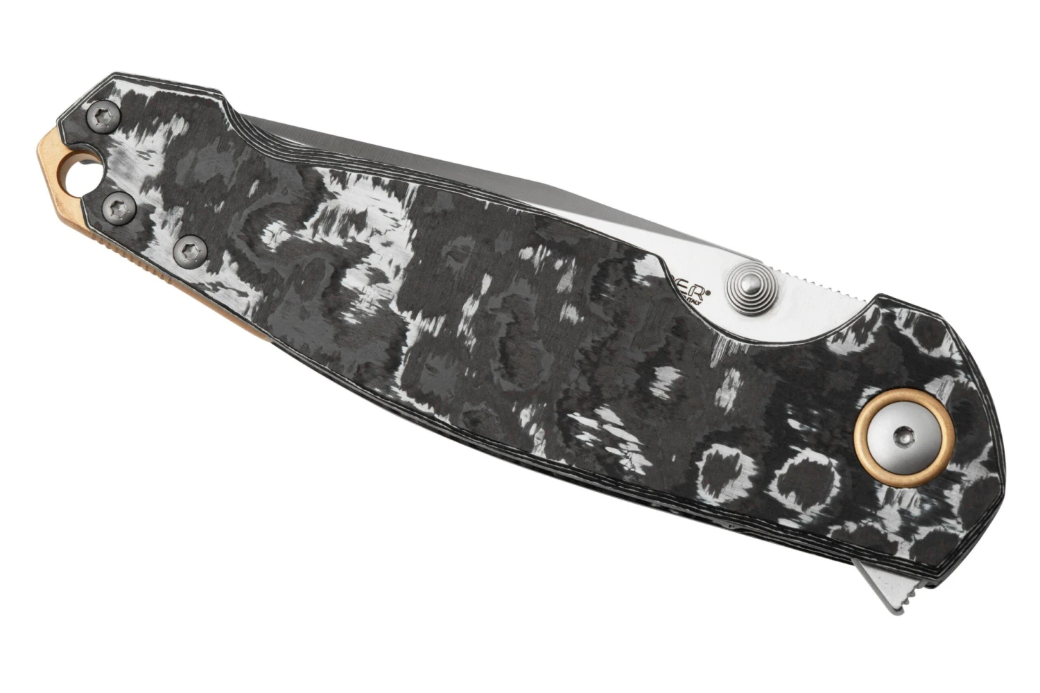 Viper Katla V5980FWS White Storm Carbonfiber, Jesper Voxnaes Design, Couteau De Poche Knivesandtools Exclusive 8 Viper Katla V5980FWS White Storm Carbonfiber, Jesper Voxnaes Design, Couteau De Poche Knivesandtools Exclusive – Image 6