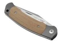 Viper Twin, V6002CN, Satin M390, Couteau De Poche Natural Canvas Micarta, Fabrizio Silvestrelli Design -Victorinox Boutique VPV6002CN 06 viper