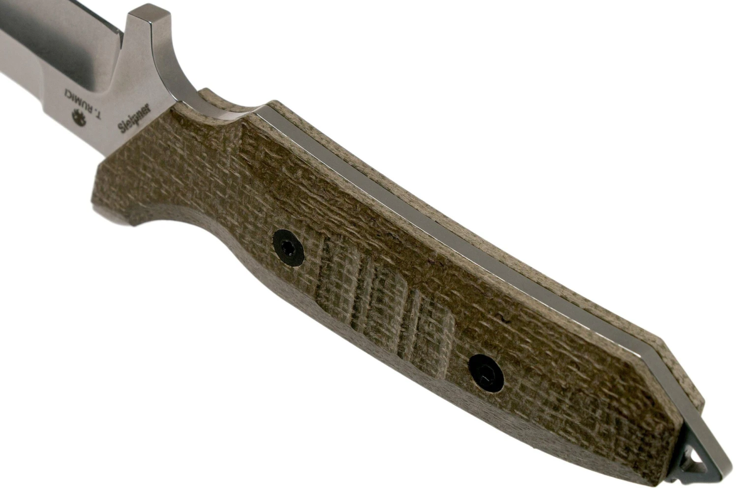 Viper Fearless VT4018CG Sleipner Stonewashed, Green Canvas Micarta, Couteau Fixe, Rumici Design 6 Viper Fearless VT4018CG Sleipner Stonewashed, Green Canvas Micarta, Couteau Fixe, Rumici Design – Image 4