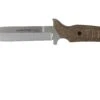 Viper Fearless VT4018CM Sleipner Stonewashed, Brown Canvas Micarta, Couteau Fixe, Rumici Design