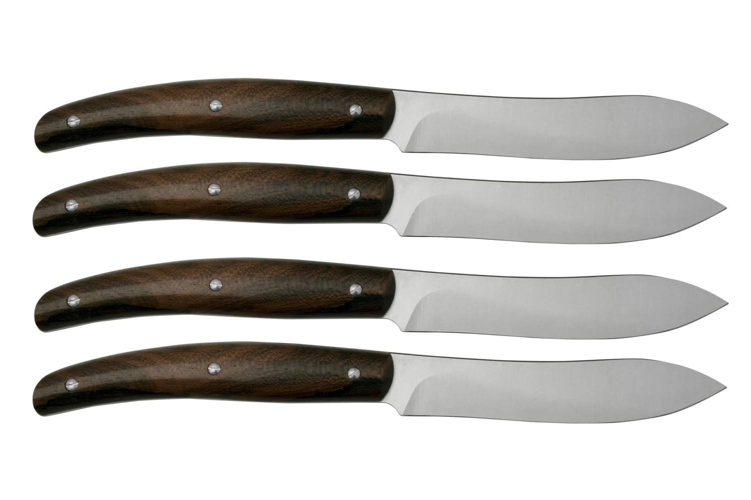 Viper Costata VT7502-04ZI, Set De 4 Couteaux à Steak, Bois De Ziricote 4 Viper Costata VT7502-04ZI, Set De 4 Couteaux à Steak, Bois De Ziricote – Image 2