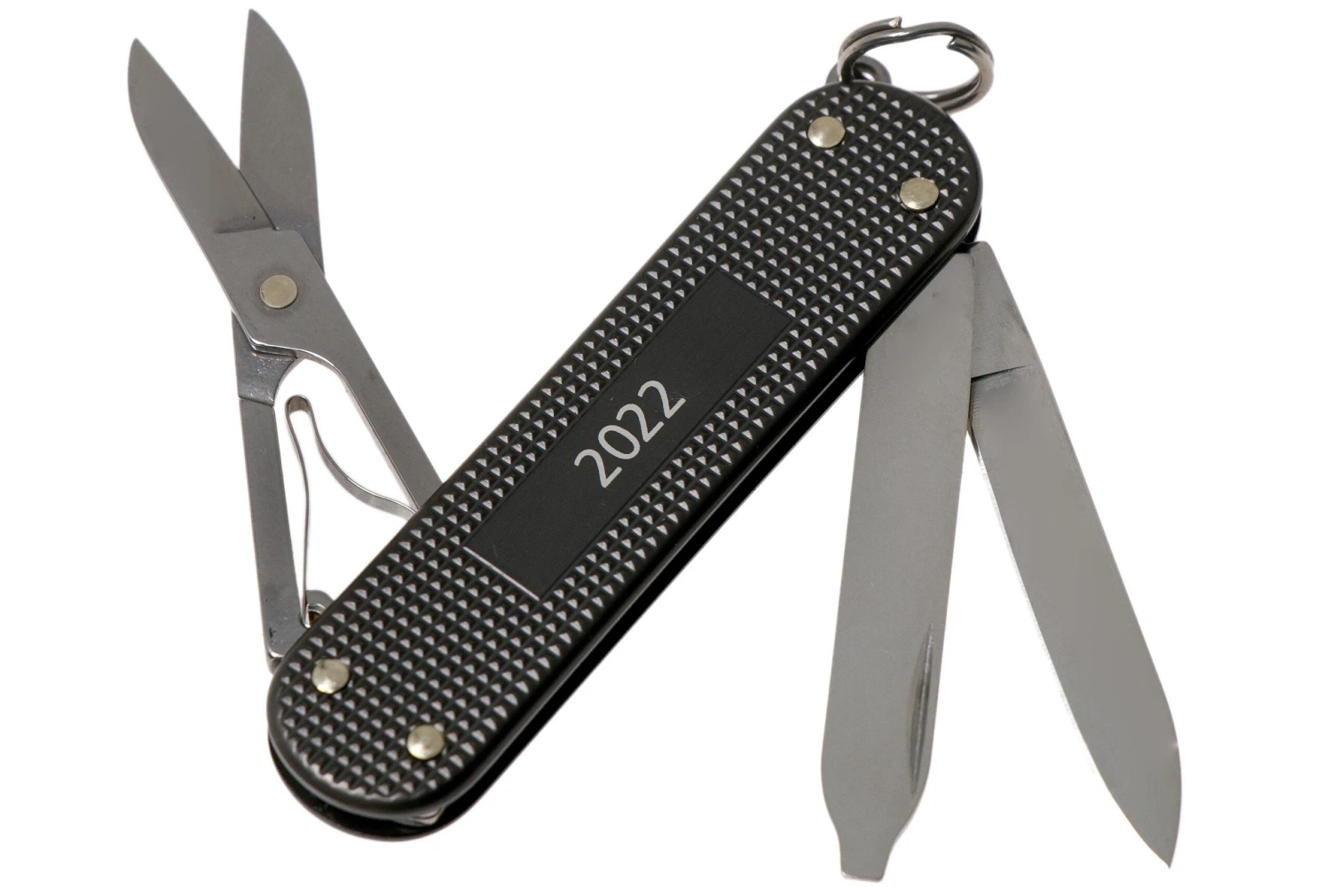 Victorinox Classic SD Alox Limited Edition 2022, 0.6221.L22 Thunder Gray Zwitsers Couteau De Poche 4 Victorinox Classic SD Alox Limited Edition 2022, 0.6221.L22 Thunder Gray Zwitsers Couteau De Poche – Image 2