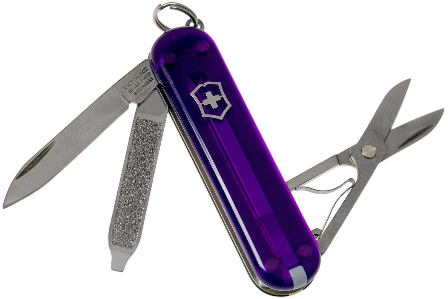 Victorinox Classic SD Translucent Colors, Persian Indigo 0.6223.T29G Couteau Suisse 3 Victorinox Classic SD Translucent Colors, Persian Indigo 0.6223.T29G Couteau Suisse