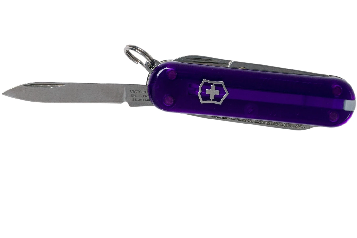 Victorinox Classic SD Translucent Colors, Persian Indigo 0.6223.T29G Couteau Suisse 5 Victorinox Classic SD Translucent Colors, Persian Indigo 0.6223.T29G Couteau Suisse – Image 3