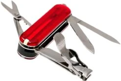 Victorinox Nail Clip 580, Couteau Suisse, Rouge Transparent -Victorinox Boutique VT0 6463 T 03 victorinox vt0 6463 t 03
