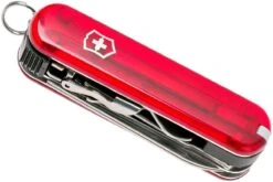Victorinox Nail Clip 580, Couteau Suisse, Rouge Transparent -Victorinox Boutique VT0 6463 T 07 victorinox vt0 6463 t 07