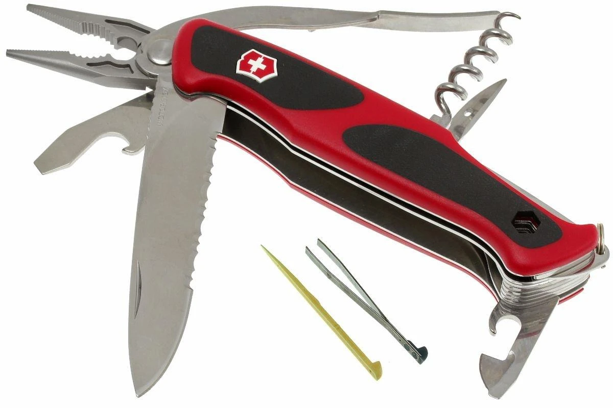 Victorinox Rangergrip 174 Handyman Rouge-noir 0.9728.WC Couteau Suisse 3 Victorinox Rangergrip 174 Handyman Rouge-noir 0.9728.WC Couteau Suisse