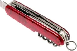 Victorinox Climber Rouge Transparent 1.3703.T Couteau Suisse -Victorinox Boutique VT1 3703 T 04 victorinox vt1 3703 t 04