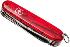 Victorinox Huntsman Rouge Transparent 1.3713.T Couteau Suisse -Victorinox Boutique VT1 3713 T 05 victorinox vt1 3713 t 05