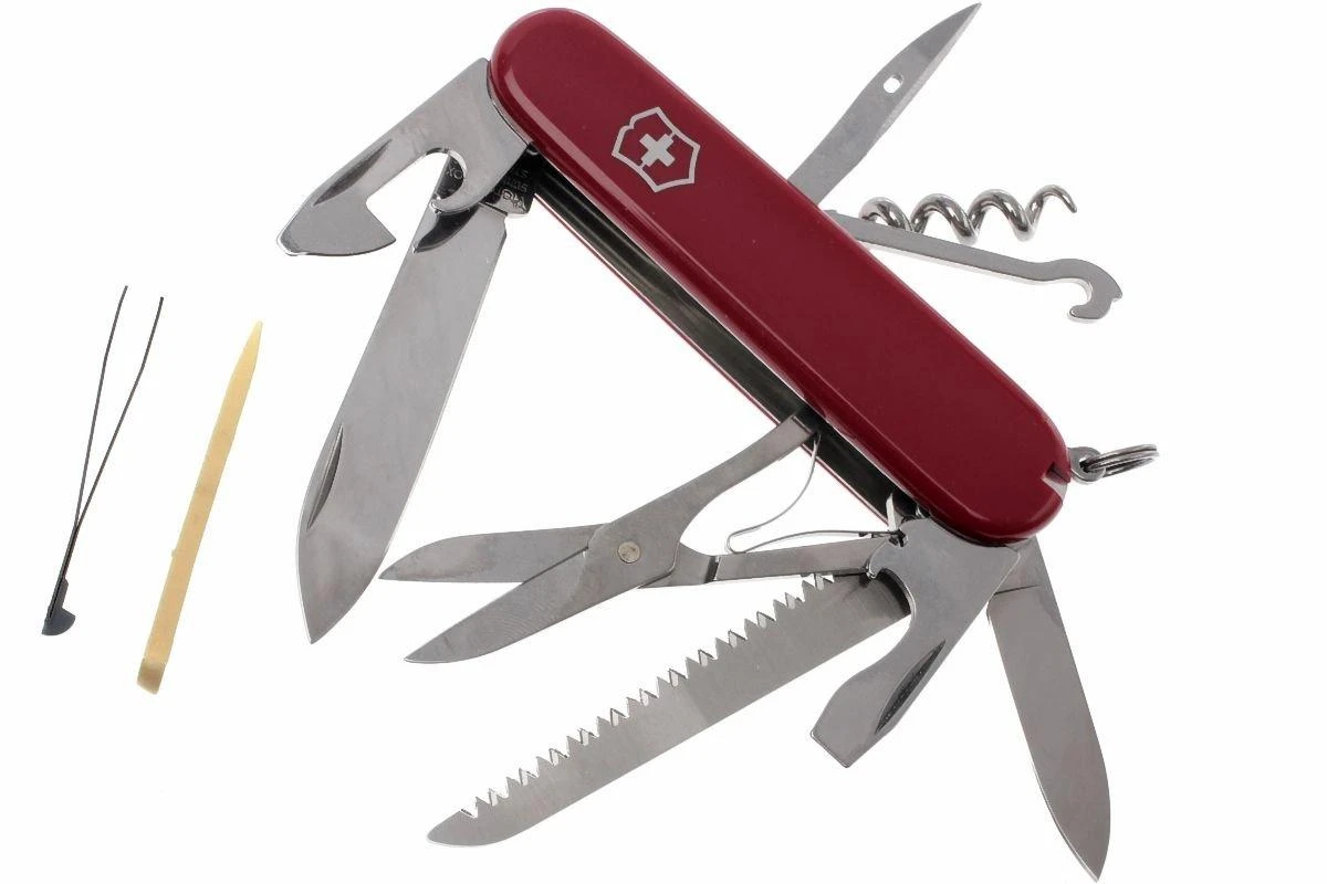 Victorinox Huntsman, Rouge 1.3713, Couteau Suisse 3 Victorinox Huntsman, Rouge 1.3713, Couteau Suisse