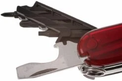 Victorinox CyberTool, Rouge Transparent 1.7725.T, Couteau Suisse Avec 34 Fonctions -Victorinox Boutique VT1 7725 T 05 victorinox cybertool 34 rood vt1 7725 t d5