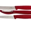 Victorinox SwissClassic Couteaux à Légumes Rouge, Ensemble De 3, 6.7111.31 -Victorinox Boutique VT6 7111 31 01 victorinox vt6 7111 31 01