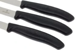 Victorinox SwissClassic Couteaux à Légumes Noir, Set De 3, 6.7113.3 8 Victorinox SwissClassic Couteaux à Légumes Noir, Set De 3, 6.7113.3 -Victorinox Boutique VT6 7113 3 03 victorinox groentemesset vt6 7113 3 03