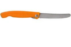 Victorinox SwissClassic 6.7836.F9B Couteau à Légumes Pliant Dentelé, Orange -Victorinox Boutique VT6 7836 F9B 02 victorinox