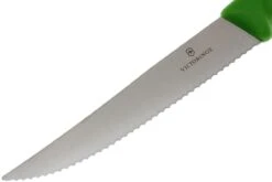 Victorinox SwissClassic Couteaux à Steak/pizza Vert, Set De 2, 6.7936.12L4B -Victorinox Boutique VT6 7936 12L4B 02 victorinox steakmes groen vt vt6 7936 12l4b 02