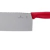 Victorinox SwissClassic 6.8561.18G Couteau De Chef Chinois 18 Cm, Rouge