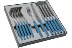 Victorinox Swiss Modern 6.9096.11W2.12, Ménagère 12 Pièces Avec Couteau à Tomate, Bleu -Victorinox Boutique VT6 9096 11W2 12 02 victorinox
