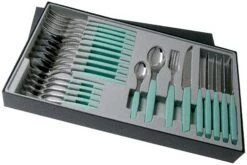 Victorinox Swiss Modern 6.9096.11W41.24, Ménagère 24 Pièces Avec Couteau à Tomate, Vert 5 Victorinox Swiss Modern 6.9096.11W41.24, Ménagère 24 Pièces Avec Couteau à Tomate, Vert -Victorinox Boutique VT6 9096 11W41 24 02 victorinox