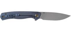 WE Knife Seer WE20015-2 Hand Rubbed, Blue Titanium Limited Edition Couteau De Poche -Victorinox Boutique WKWE20015 2 02 we knife