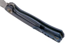 WE Knife Seer WE20015-2 Hand Rubbed, Blue Titanium Limited Edition Couteau De Poche -Victorinox Boutique WKWE20015 2 05 we knife