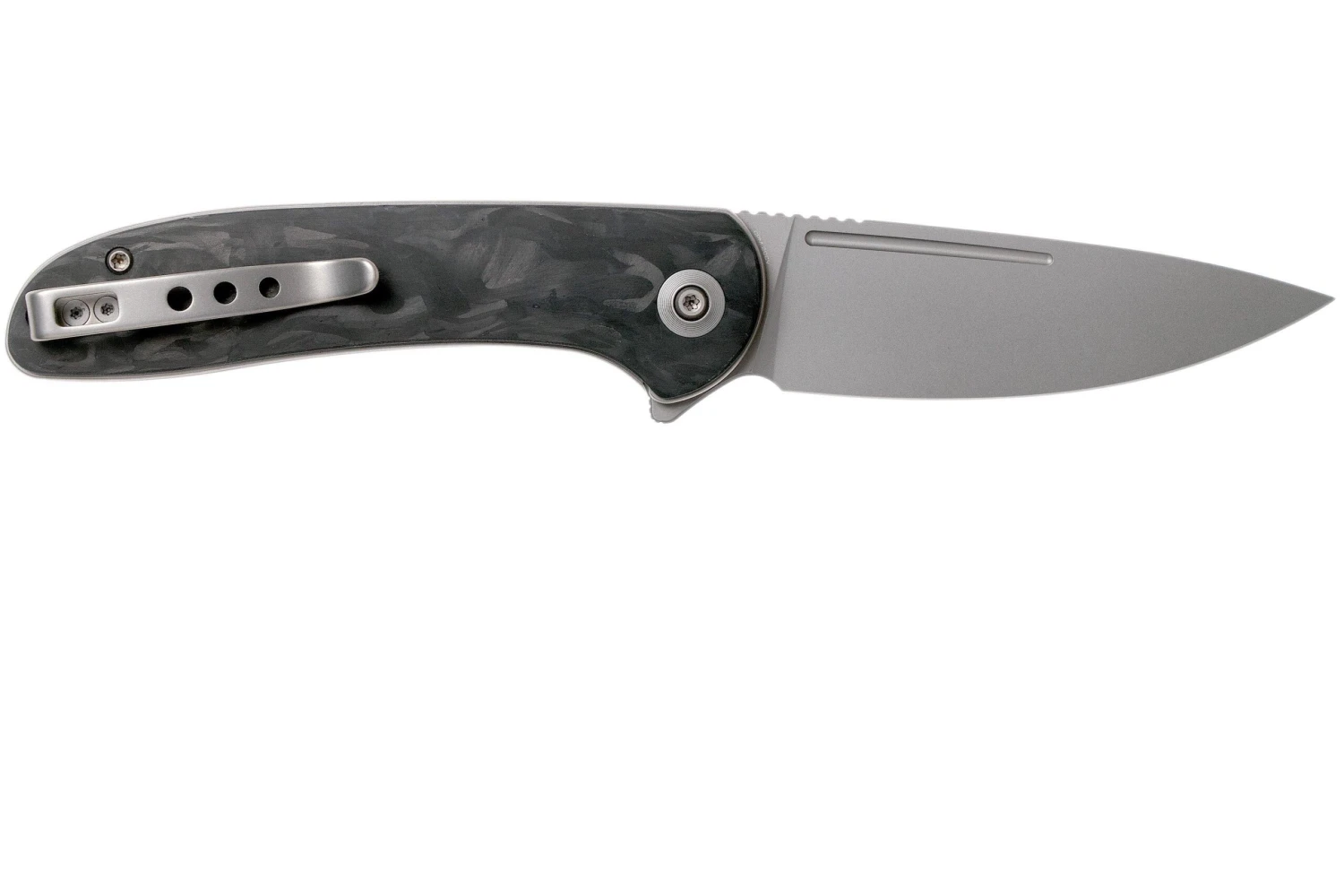 WE Knife Saakshi WE20020C-1 Stonewashed, Carbonfiber Couteau De Poche 4 WE Knife Saakshi WE20020C-1 Stonewashed, Carbonfiber Couteau De Poche – Image 2