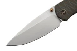 WE Knife Esprit 20025B-B Bead Blasted, Tiger Stripe Pattern Flamed Titanium Couteau De Poche, Ray Laconico Design -Victorinox Boutique WKWE20025B B 03 weknife