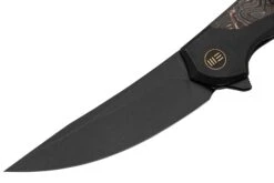 WE Knife Merata, WE22008B-1 Limited Edition, Black Titanium, CopperFoil Carbonfiber, CPM 20CV Couteau De Poche -Victorinox Boutique WKWE22008B 1 03 weknife