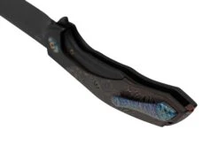 WE Knife Merata, WE22008B-1 Limited Edition, Black Titanium, CopperFoil Carbonfiber, CPM 20CV Couteau De Poche -Victorinox Boutique WKWE22008B 1 04 weknife