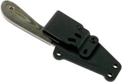 White River Knives M1 Caper Black & OD Linen Micarta Couteau à Lame Fixe, étui Kydex -Victorinox Boutique WRCPR LBO 07 white river knives