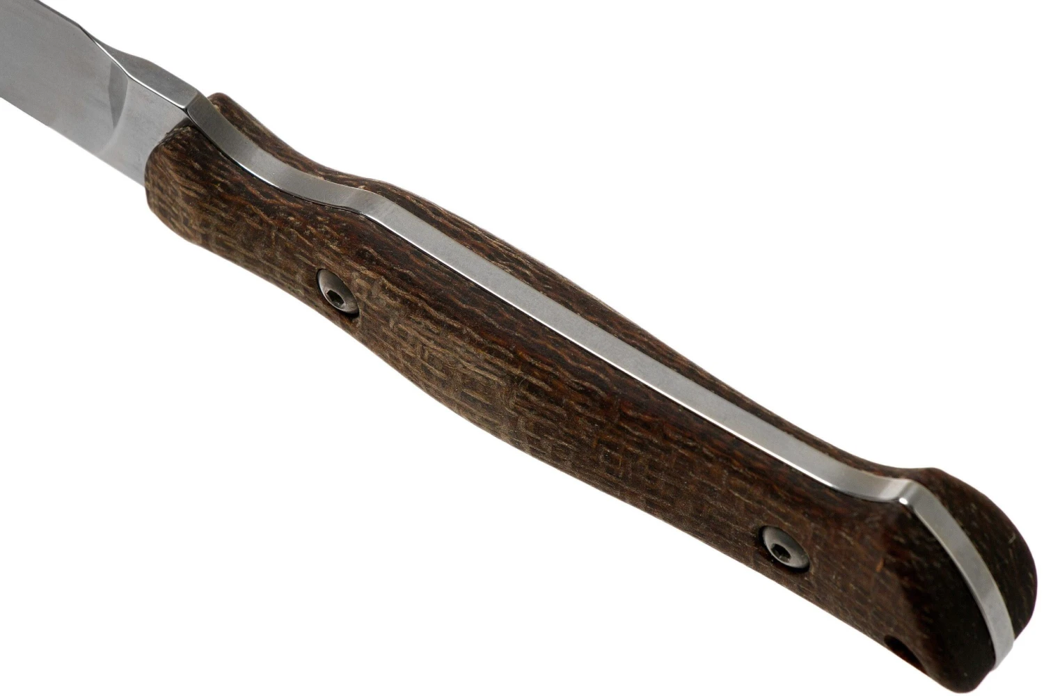 White River Knives Small Game Knife Natural Burlap Micarta Couteau De Chasse, Owen Baker Jr. Design 6 White River Knives Small Game Knife Natural Burlap Micarta Couteau De Chasse, Owen Baker Jr. Design – Image 4