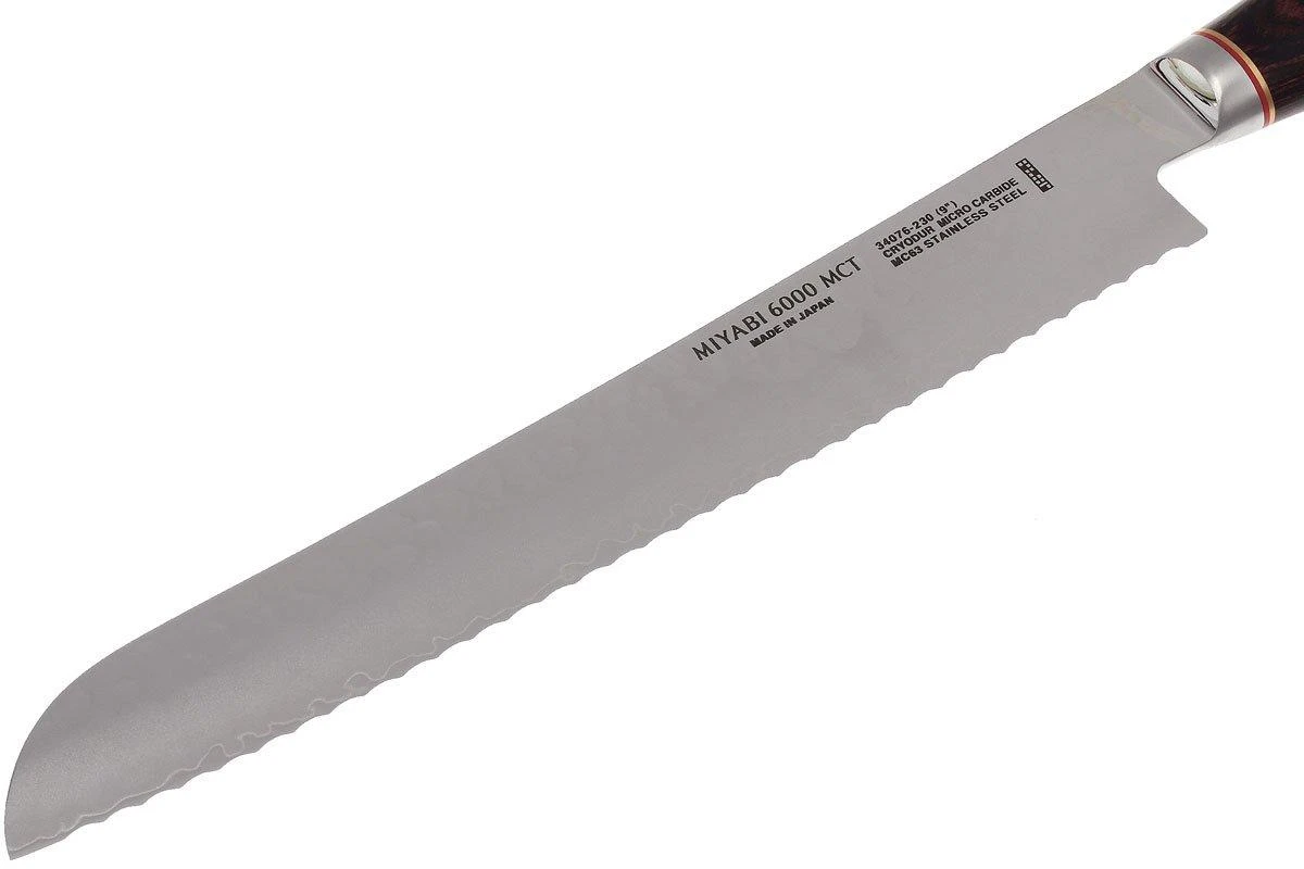 Miyabi 6000MCT Couteau à Pain, 23 Cm, 34076-231 Par Zwilling 4 Miyabi 6000MCT Couteau à Pain, 23 Cm, 34076-231 Par Zwilling – Image 2