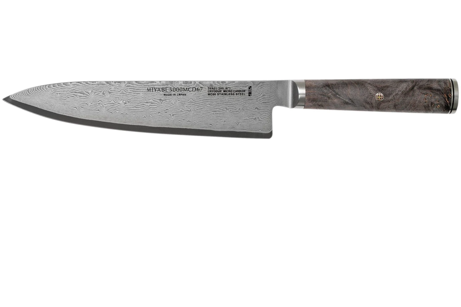 Zwilling Miyabi 5000 MCD 67 Couteau De Chef 20 Cm 34401-201 3 Zwilling Miyabi 5000 MCD 67 Couteau De Chef 20 Cm 34401-201