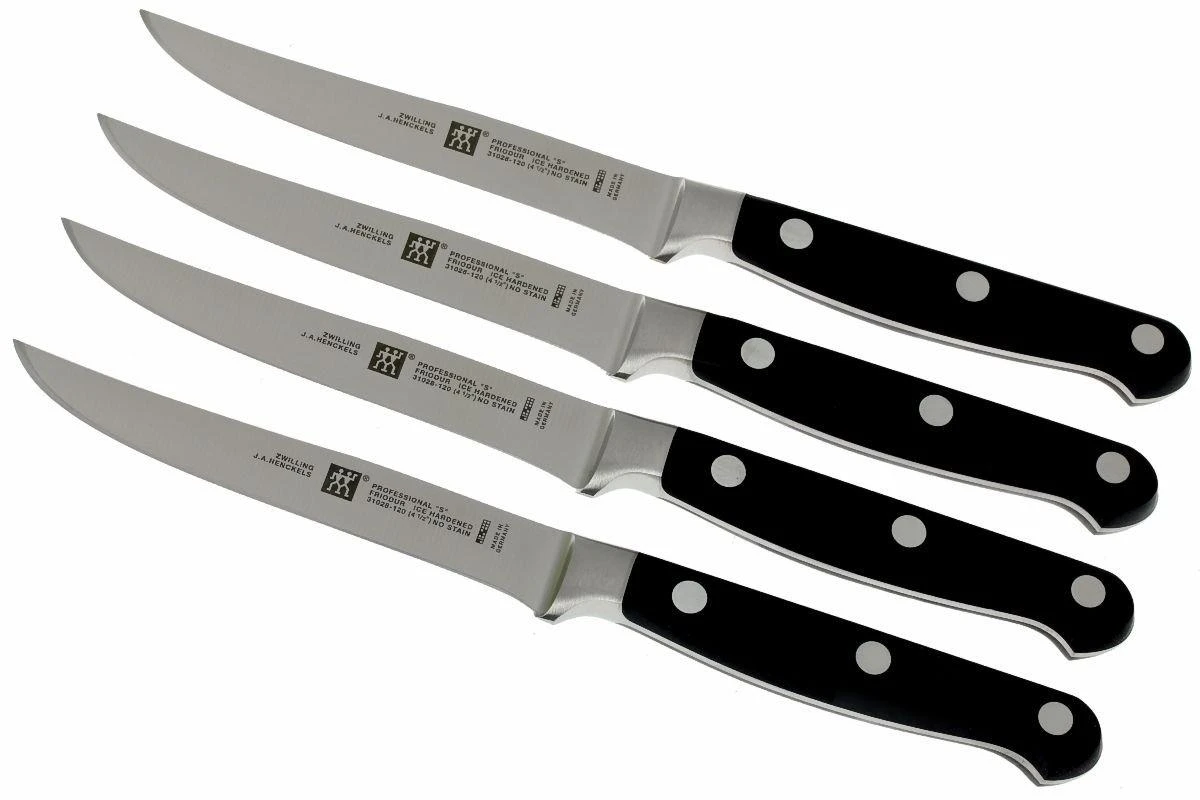 Zwilling 39188-000 Professional S Set De Couteaux à Steak 4 Pièces 3 Zwilling 39188-000 Professional S Set De Couteaux à Steak 4 Pièces
